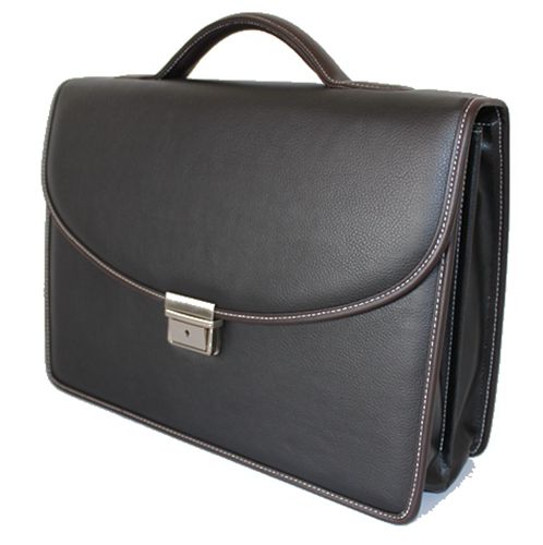 PU briefcase-black