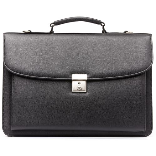 PU briefcase-black