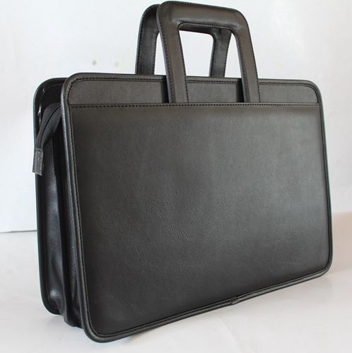 PU briefcase-black