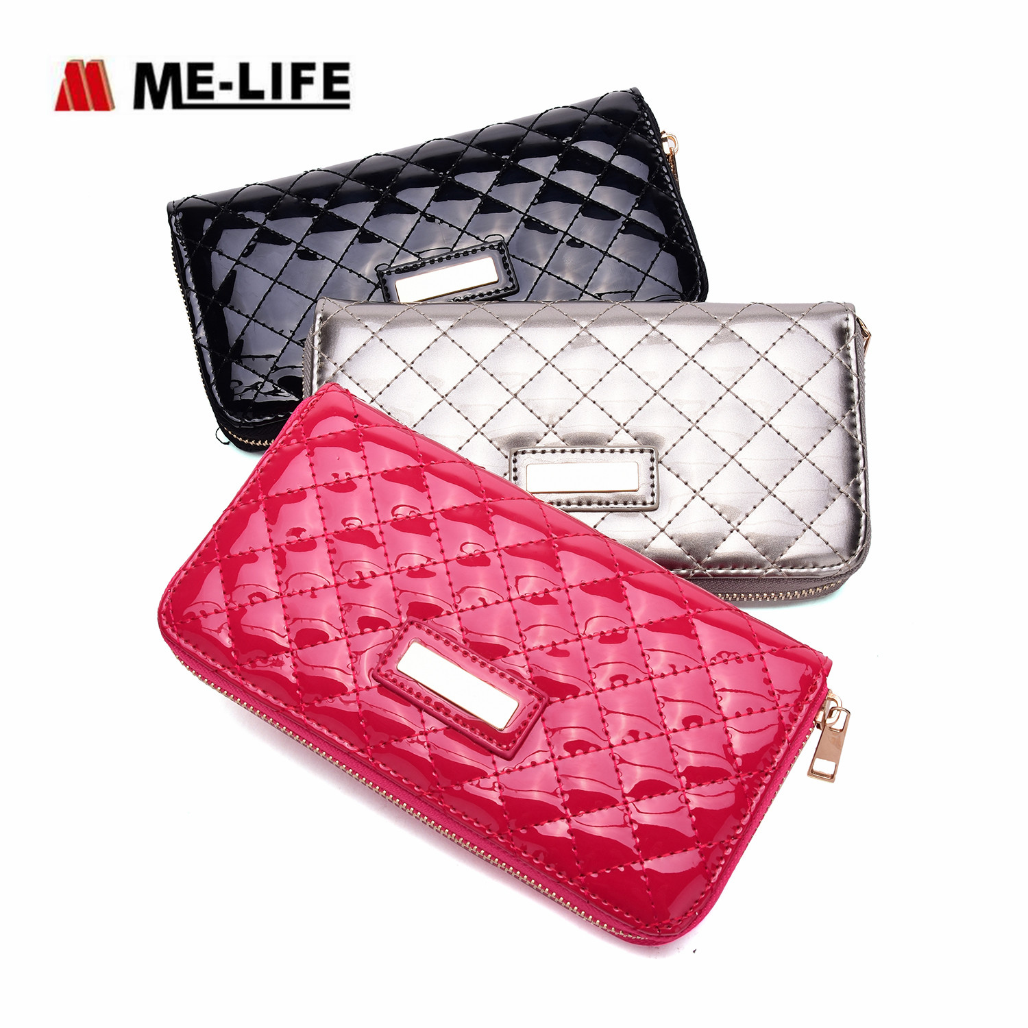 Women’s Zip Around Wallet Card Holder Organizer