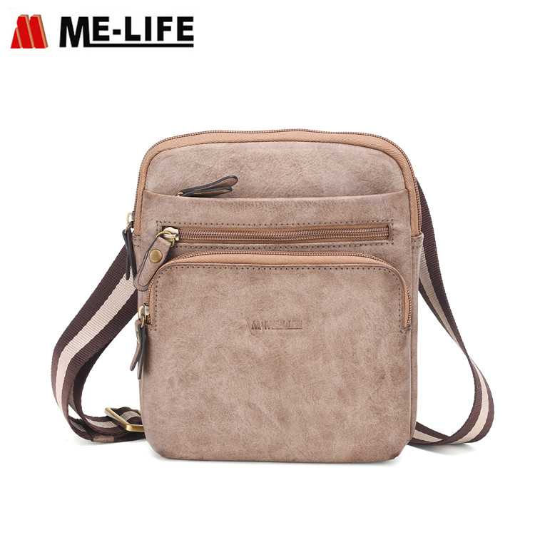 1743C-524 men leather PU shoulder bag messenger bag cross body bag sling bag