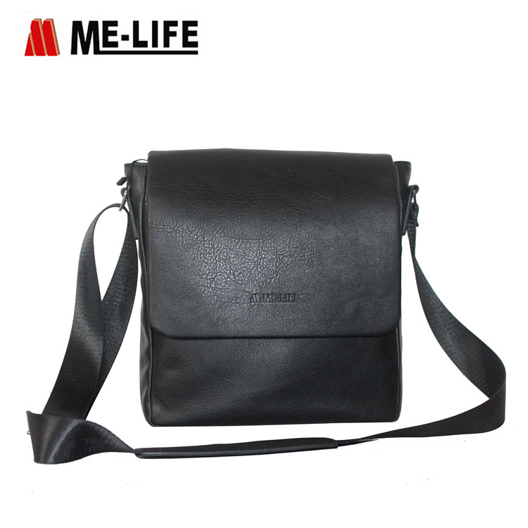 Leather shoulder bag