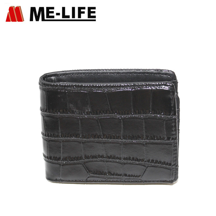 D-34 Crocodile leather small wallet with coin pocket