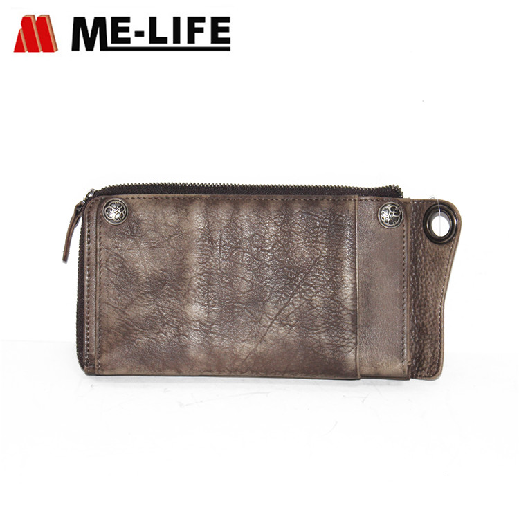 W8180 genuine leather travel wallet phone case