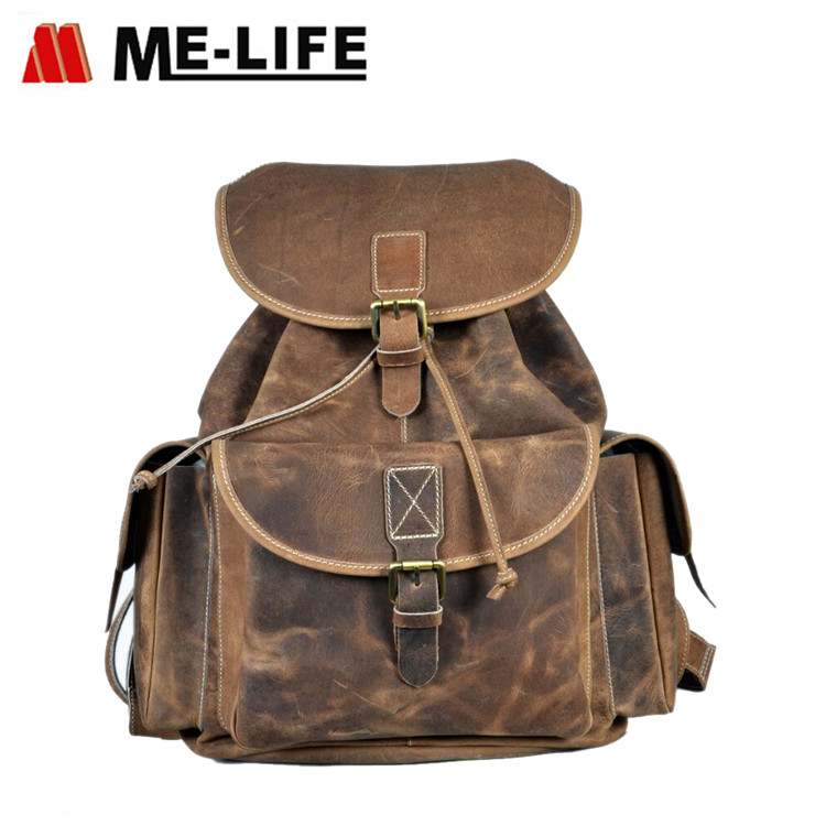 new design leather backpack