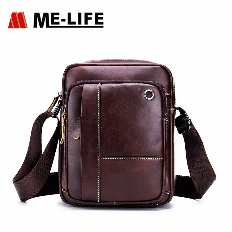 popular leather message bag