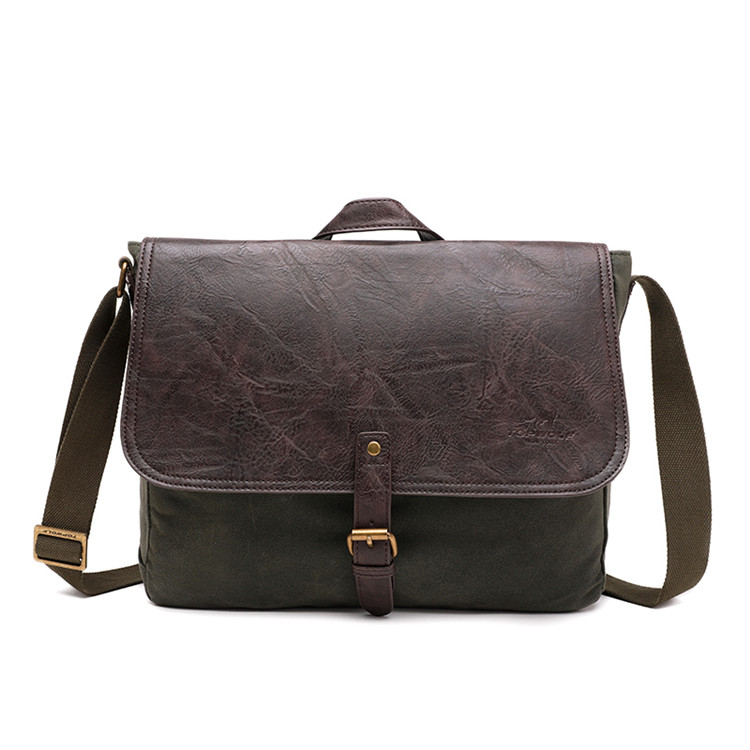 1919-10 laptop carrying bag canvas PU